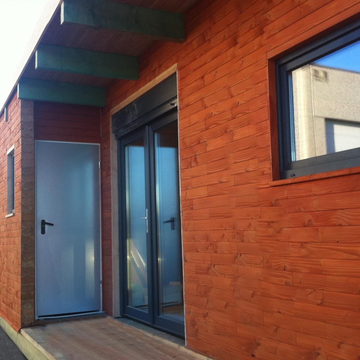 Cabanon sandwicherie de 40m² en PBM bloc